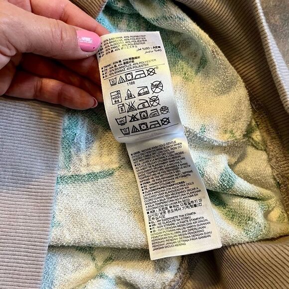 NWT Gap Sweatshirt Tunic Leaf Camouflage Top Small - Picture 11 of 12